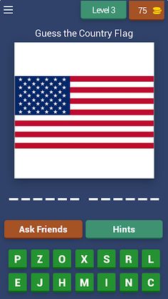 GK Quiz - Guess Country Flag - Screenshot 3