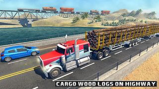 Long Trailer Truck Wood Cargo - Screenshot 2