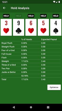 Video Poker - Jacks or Better - Screenshot 2