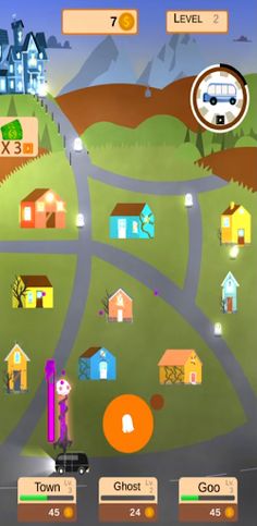 Scary Ghost Town - Idle Game - Screenshot 1