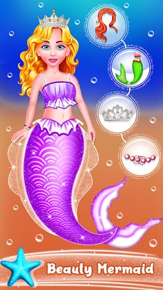 Ocean Mermaid Mommy - Screenshot 2