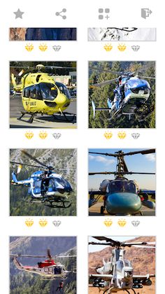 Helicopter Mosaic Puzzles - Screenshot 2