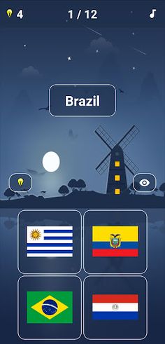 Flags of all Country Quiz - Screenshot 1