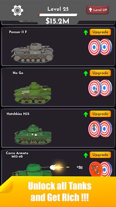 Idle Tanks 3D: Simulator - Screenshot 1