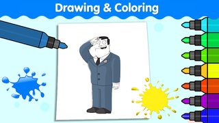 amirecan dad coloring book - Screenshot 1