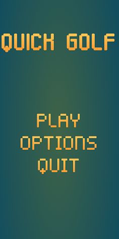 Quick Golf - Screenshot 1