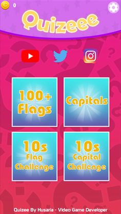 Quizeee - Flags & Capitals - Screenshot 1