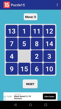 Puzzle 15 - Screenshot 2