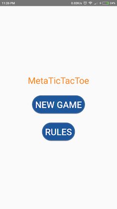 Meta TicTacToe - Screenshot 1