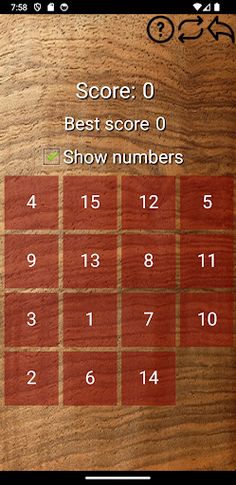 15 puzzle - Screenshot 2