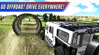 Police Car Chase Offroad - Screenshot 1