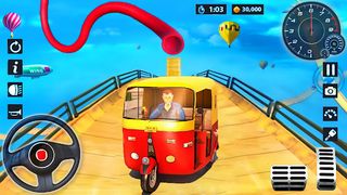 Rickshaw Driving Game Tuk Tuk - Screenshot 1