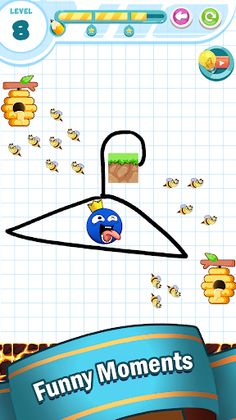 Save Rainbow: Blue monster - Screenshot 2