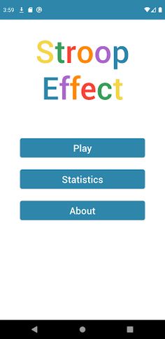 Stroop Effect - Screenshot 1