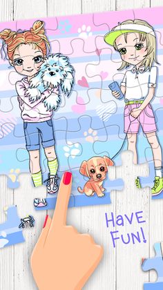 Jigsaw puzzles for girls - Screenshot 1