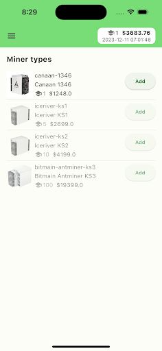 Crypto Mining Manager - Screenshot 2