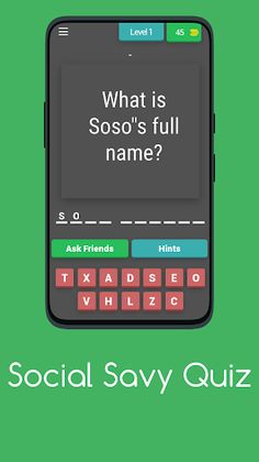 Social Savy Quiz - Screenshot 1