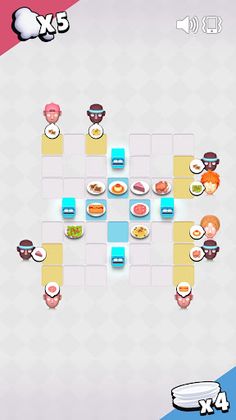 Dinner Plate Sliding Puzzle - Screenshot 1