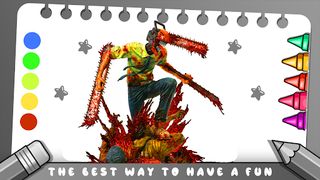 Chainsaw Man Coloring Book - Screenshot 3