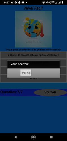 QUIZZ AQUECIMENTO GLOBAL - Screenshot 4