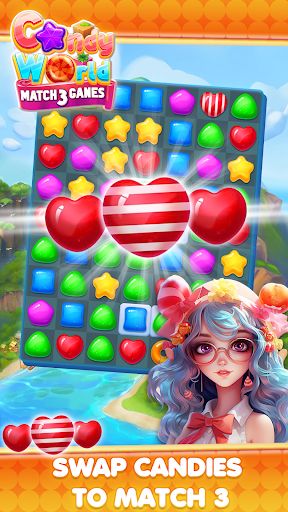 Candy World - Match 3 Games - Screenshot 3