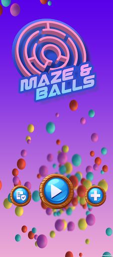 Maze Balls Puzzle - Screenshot 1