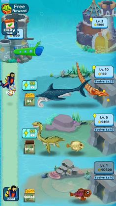 Idle Water Dino Tycoon - Screenshot 2