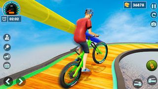 BMX Racing Stunts Riding Game - Screenshot 2