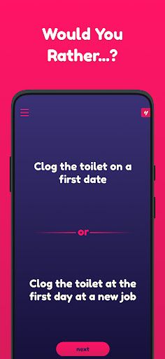 Would You Rather: Party Game - Screenshot 1