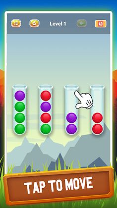 Tricky Ball Sort Puzzle - Screenshot 1