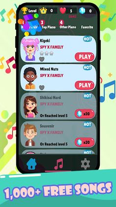 Spy X Family Game Piano - Screenshot 1