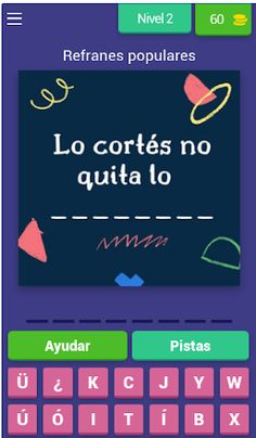 ALL QUIZ: refranes españoles - Screenshot 3