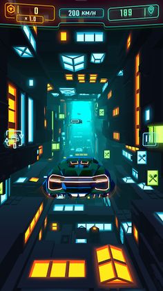 Neon Flytron: Cyberpunk Flight - Screenshot 1
