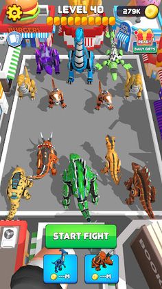 Robot Dinosaur Fight Battle - Screenshot 1