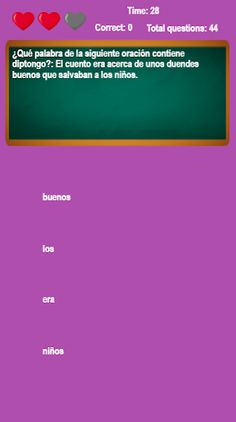 El Diptongo Juego Educativo - Screenshot 1