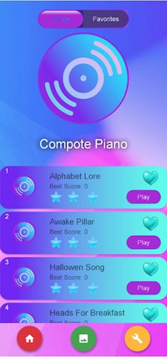 Compote Piano Game Tiles - Screenshot 1