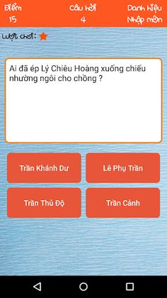 Câu đố lịch sử Việt Nam - Screenshot 4