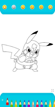 Poke Monscarlet Coloring Game - Screenshot 4