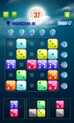 Math on bricks - Number puzzle - Screenshot 3