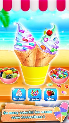 Icy Summer Food Maker - Screenshot 1