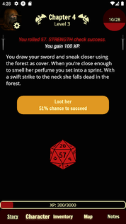 Forgotten: D&D style text RPG - Screenshot 2