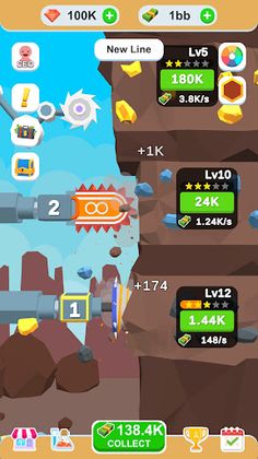 Idle Mining Machine - Screenshot 1