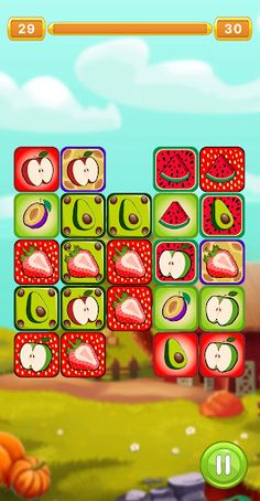 Funny fruit puzzles - Screenshot 4