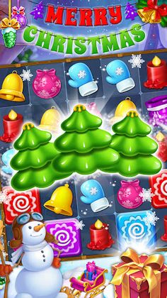 Candy Christmas Match 3 - Screenshot 1