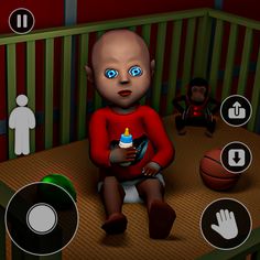 Scary Baby Pink Horror Game 3D - Screenshot 1