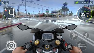 Real Moto Driving Racing World - Screenshot 2
