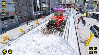 Snow Excavator Sim Crane Game - Screenshot 1