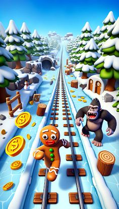 Gingerbread Man escape 3D - Screenshot 4