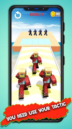 Hero Craft Runner Merge Master - Screenshot 2