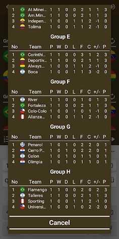 Libertadores Calculator 2023 - Screenshot 4